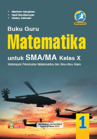 Image of Buku Guru Matematika SMA Kelas X K13 Ed. Revisi 2018