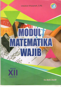 Image of MODUL MATEMATIKA WAJIB KELAS XII Semester 1